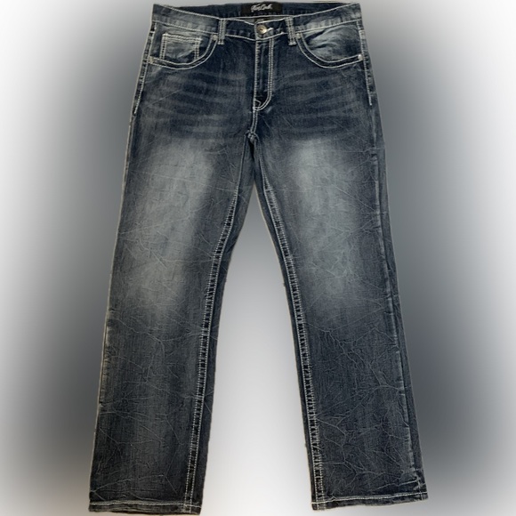 True Luck Hancock Bootcut Jeans for Men 34x32 - Picture 1 of 4